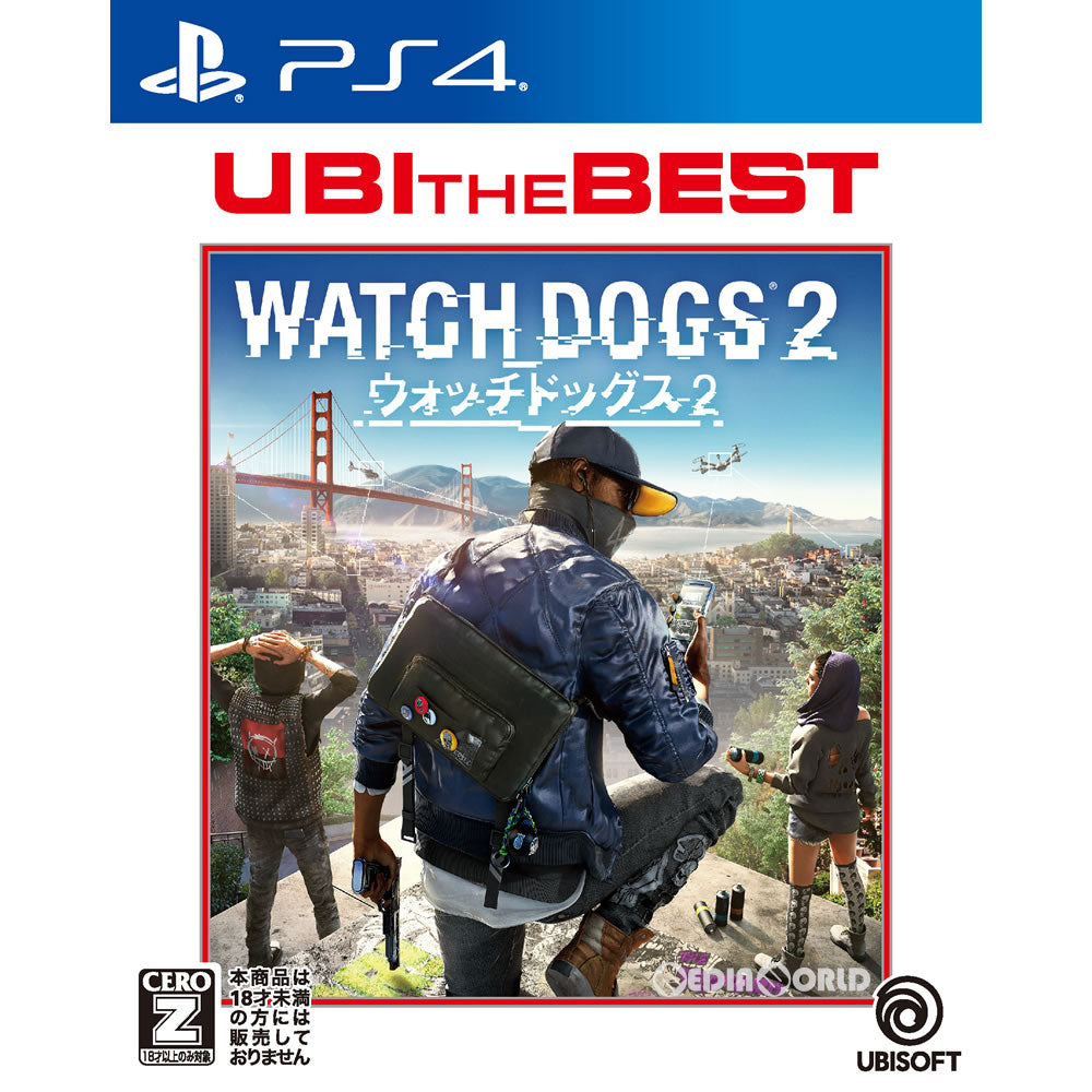 【中古即納】[PS4]ユービーアイ・ザ・ベスト ウォッチドッグス2(Watch Dogs 2)(PLJM-16175) ユービーアイソフト (20180405)