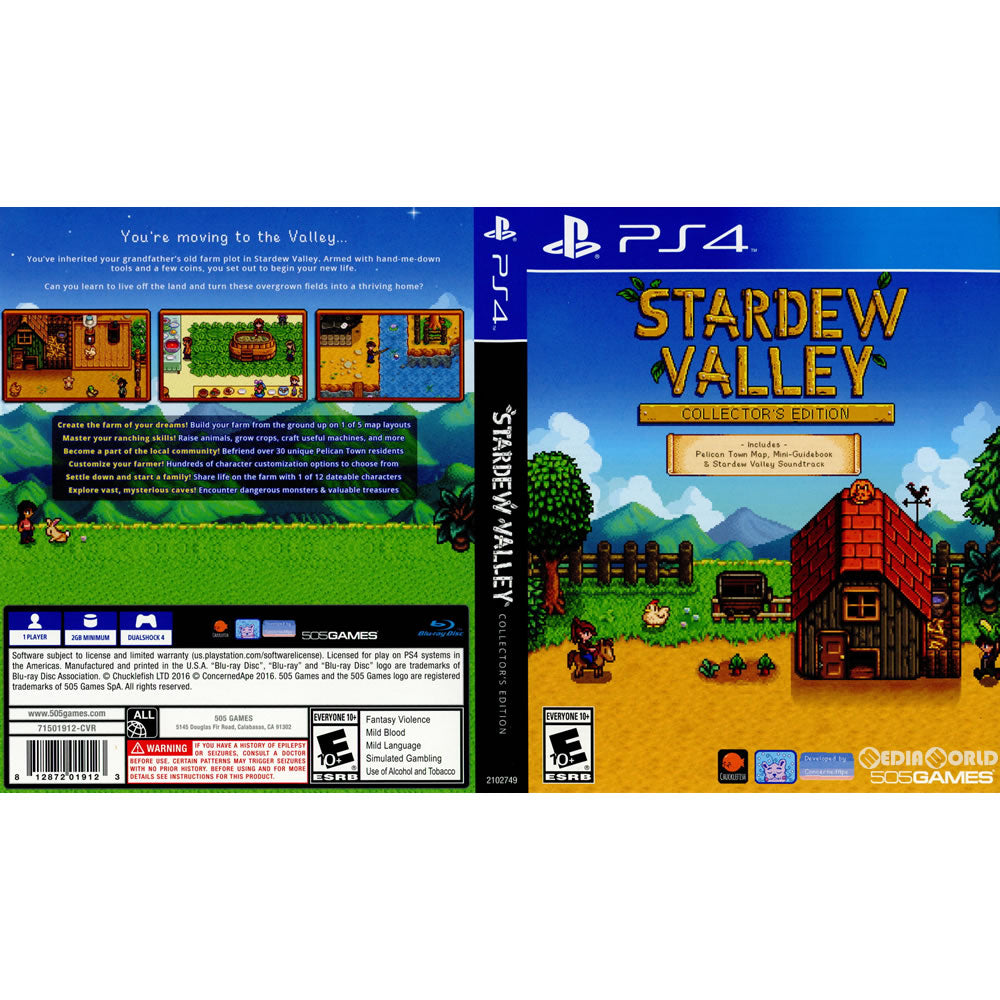 【中古即納】[PS4]Stardew Valley Collector's Edition(スターデュー バレー コレクターズ エディション)(北米版)(2102749) 505 Games (20170411)