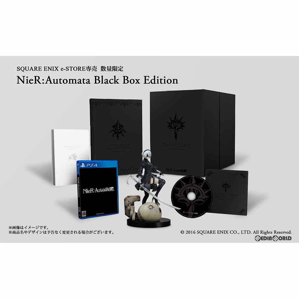 【中古即納】[表紙説明書なし][PS4]e-STORE限定 NieR:Automata Black Box Edition(ニーア オートマタ ブラックボックス エディション)(限定版) スクウェア・エニックス (20170223)