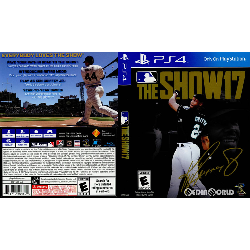 【中古即納】[PS4]MLB The Show 17(MLB ザ ショー 17)(北米版)(3001568) SIEA (20170329)