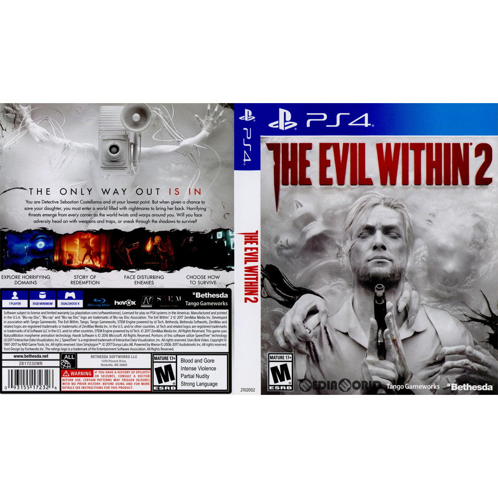 【中古即納】[PS4]The Evil Within 2(サイコブレイク2)(北米版)(2102002) Bethesda Softworks (20171013)