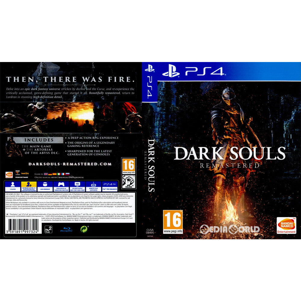 【中古即納】[PS4]Dark Souls: Remastered(ダークソウル リマスタード)(EU版)(CUSA-08495) Bandai Namco Entertainment (20180525)