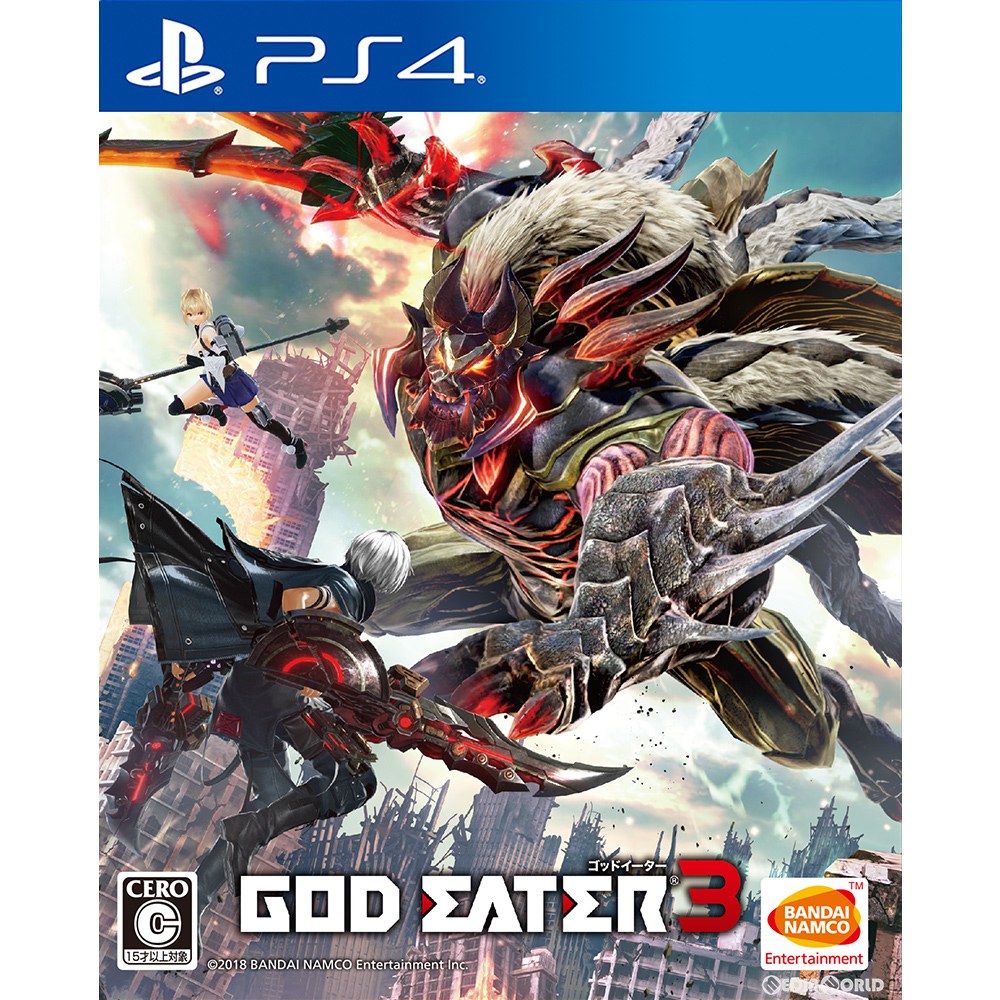 【中古即納】[お得品][表紙説明書なし][PS4]GOD EATER 3(ゴッドイーター3) 通常版 バンダイナムコエンターテインメント (20181213)