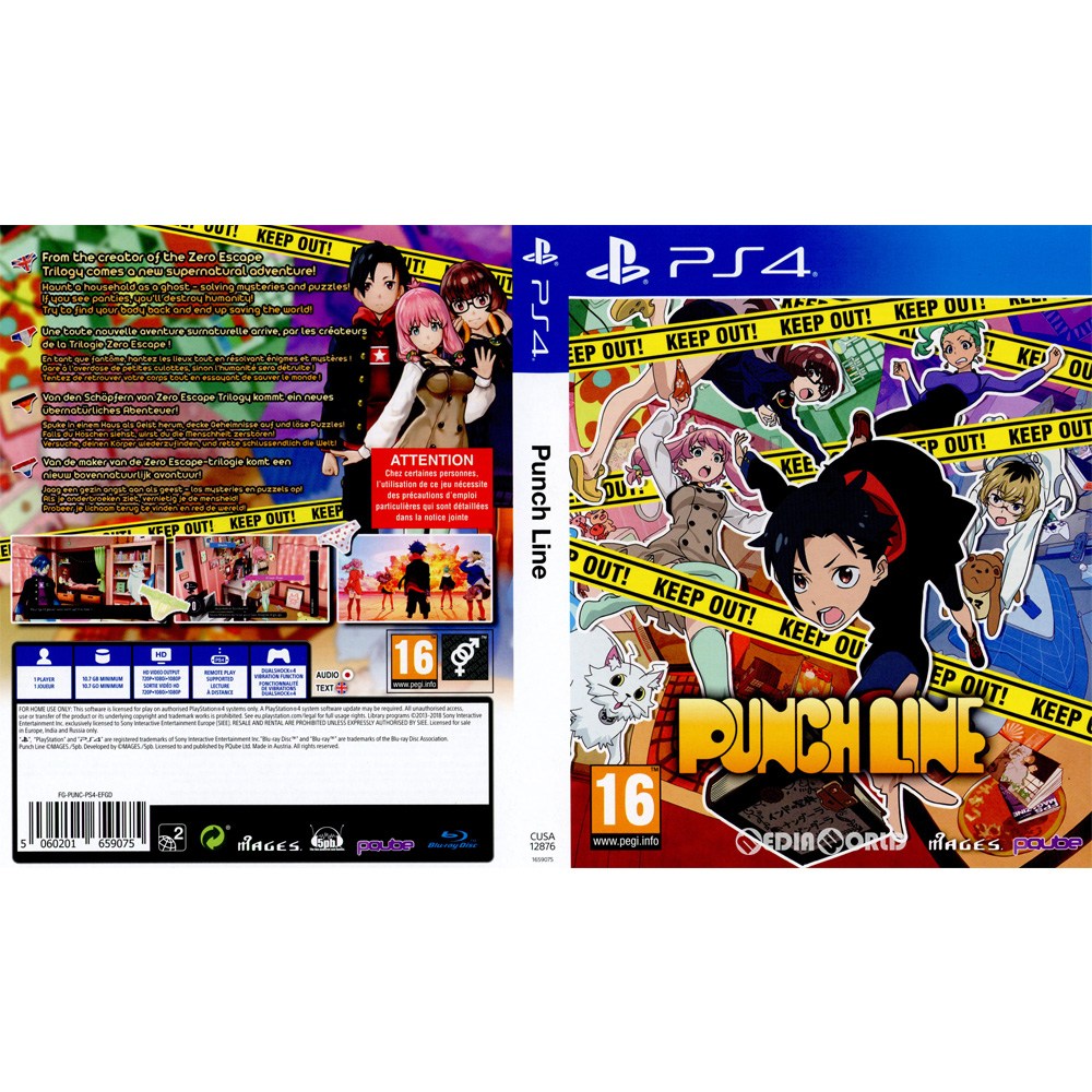 【中古即納】[PS4]Punch Line(パンチライン)(EU版)(CUSA-12876) PQube (20180831)