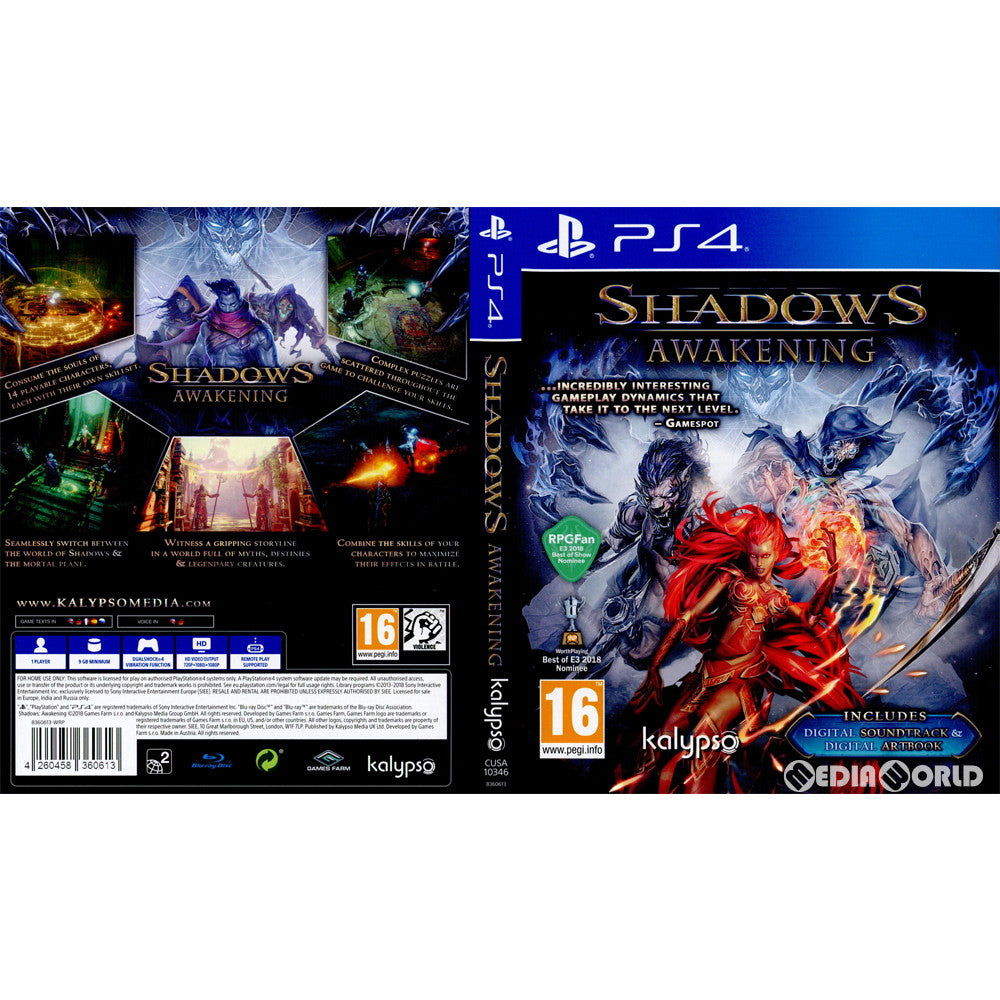 【中古即納】[PS4]Shadows: Awakening(EU版)(CUSA-10346) Kalypso Media (20180904)