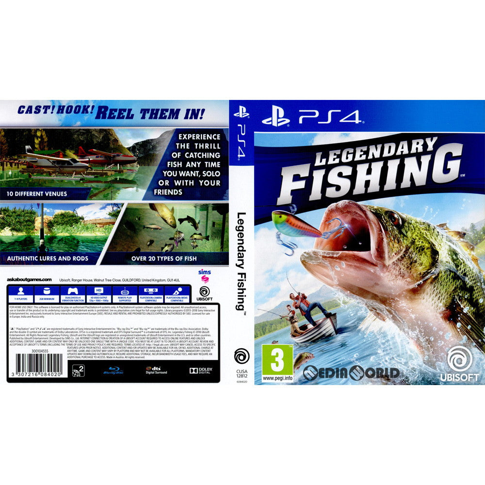 【中古即納】[PS4]Legendary Fishing(レジェンダリーフィッシング)(EU版)(CUSA-12812) Ubisoft(ユービーアイソフト) (20180918)