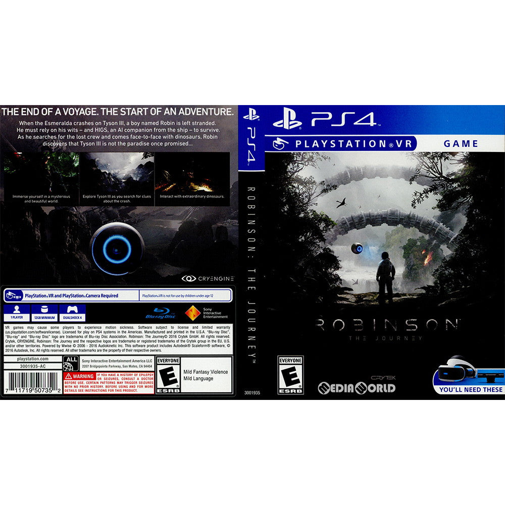 【中古即納】[PS4]Robinson: The Journey(ロビンソン ザ ジャーニー)(北米版)(PSVR専用)(3001935) Crytek GmbH (20161108)