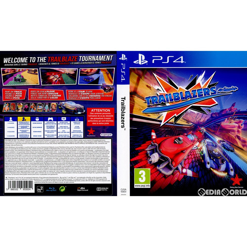 【中古即納】[PS4]Trailblazers(トレイルブレイザーズ)(EU版)(CUSA-10651) Rising Star Games (20181116)