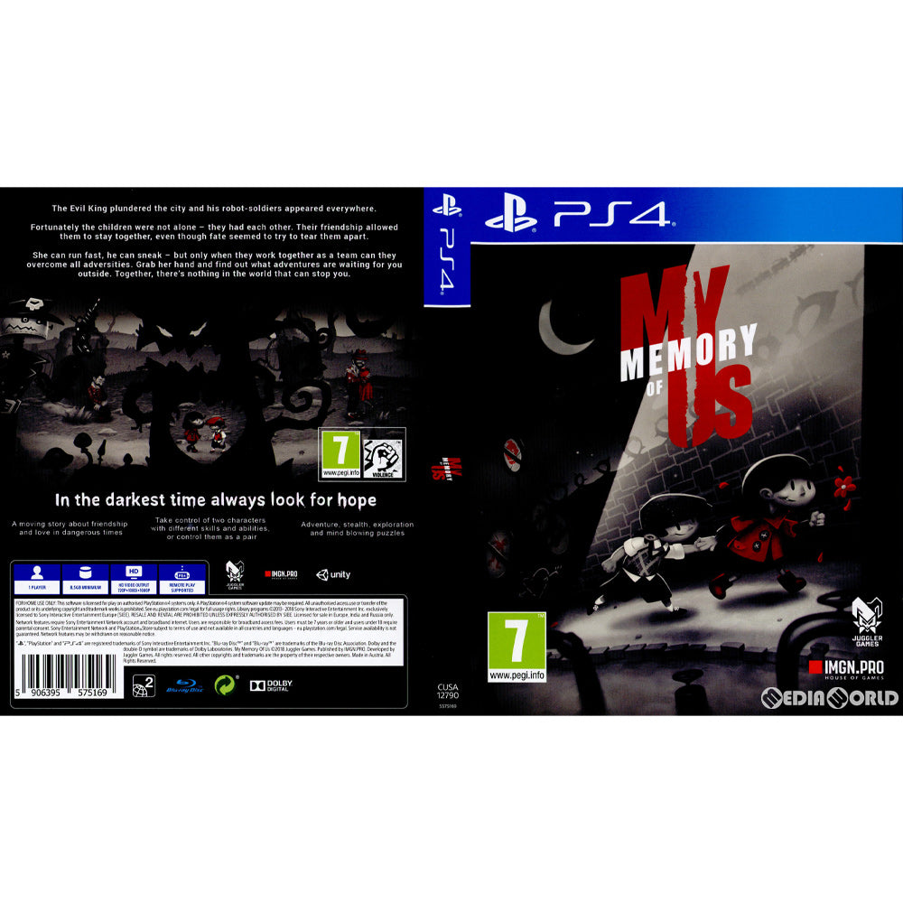 【中古即納】[PS4]My Memory of Us(マイメモリーオブアス)(EU版)(CUSA-12790) IMGN.PRO (20181019)