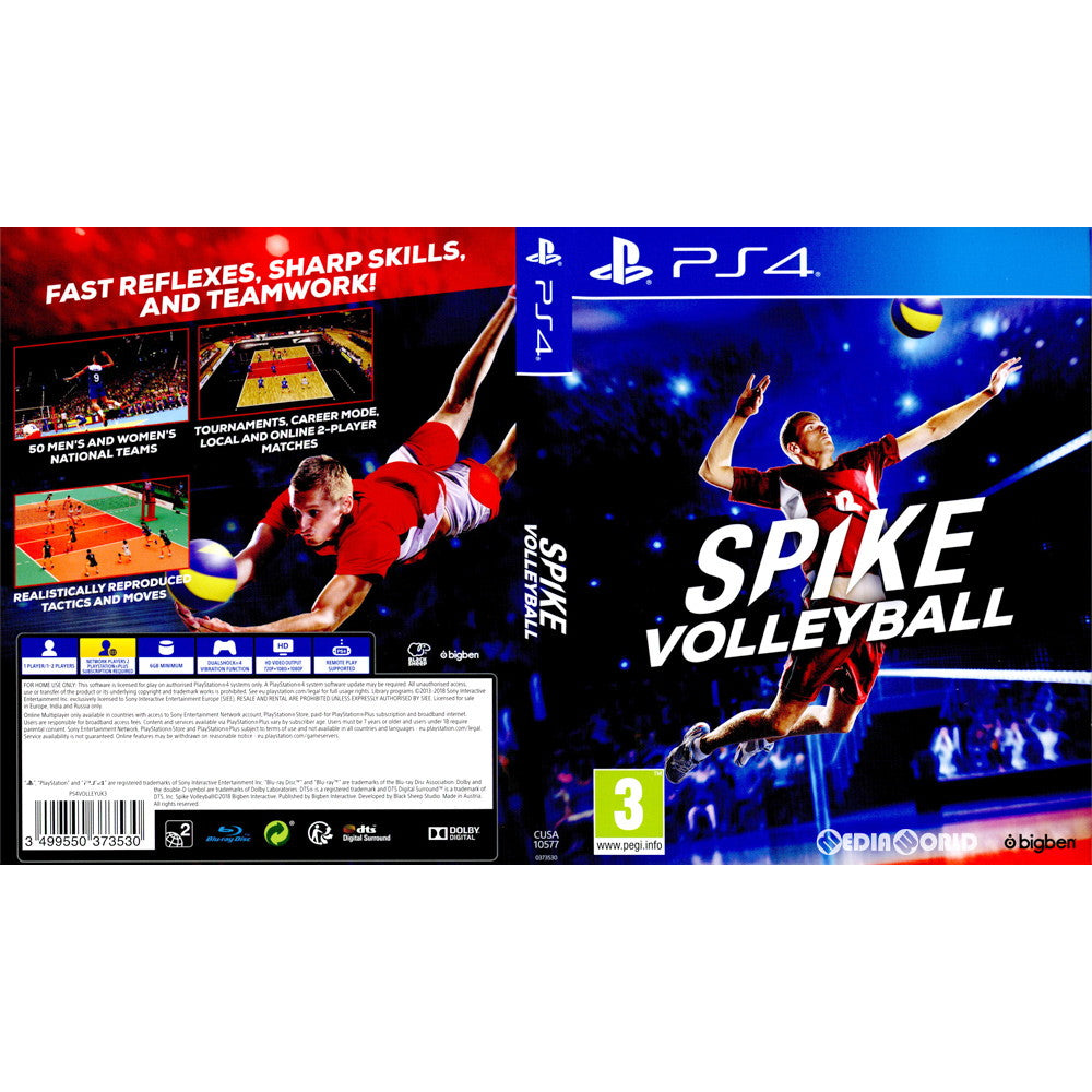 中古美品 PS4 スパイク バレーボール SPIKE VOLLEYBALL スパイク バレーボール PS4 オーイズミアミュージオ｜Oizumi