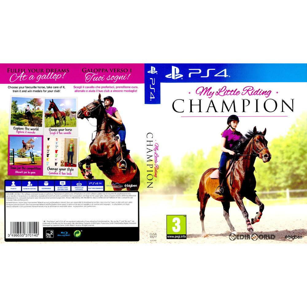 【中古即納】[PS4]My Little Riding Champion(マイリトル ライディング チャンピオン)(EU版)(CUSA-13577) Bigben Interactive (20181129)