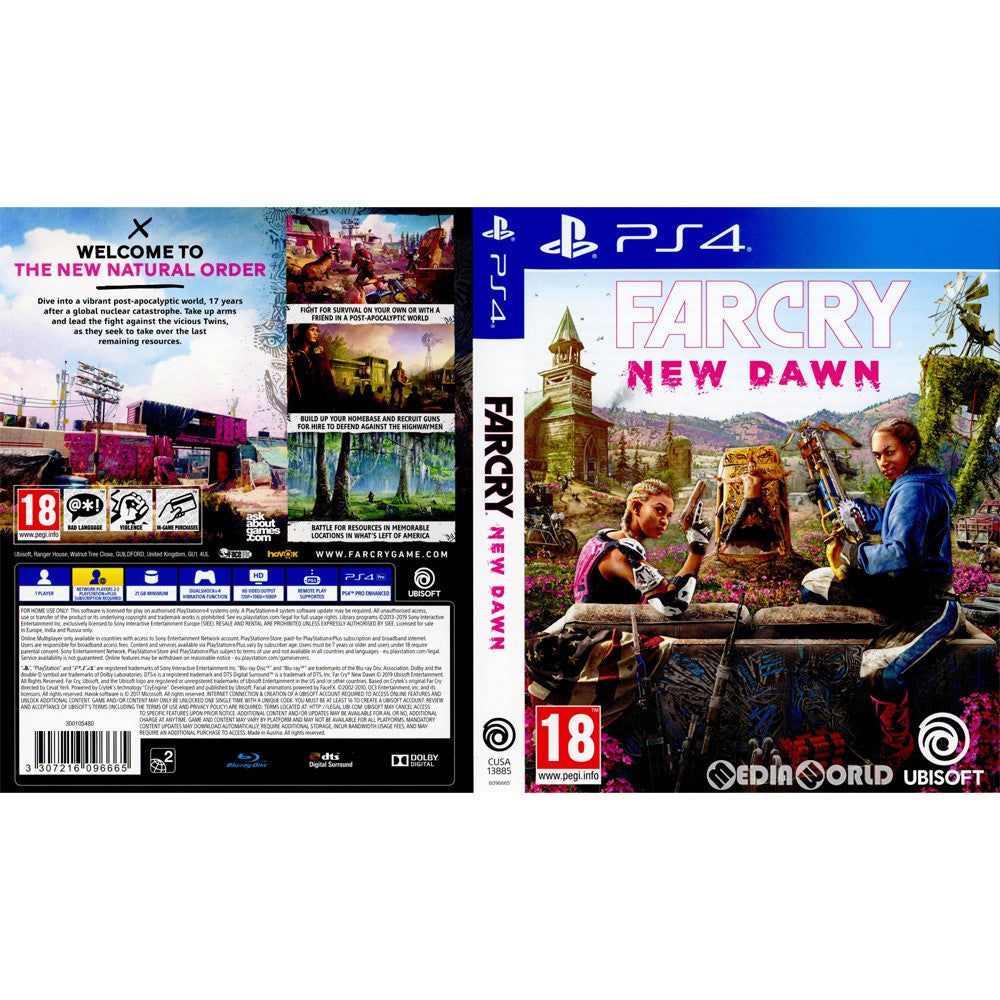 【中古即納】[PS4]Far Cry New Dawn(ファークライ ニュードーン)(EU版)(CUSA-13885) Ubisoft(ユービーアイソフト) (20190215)