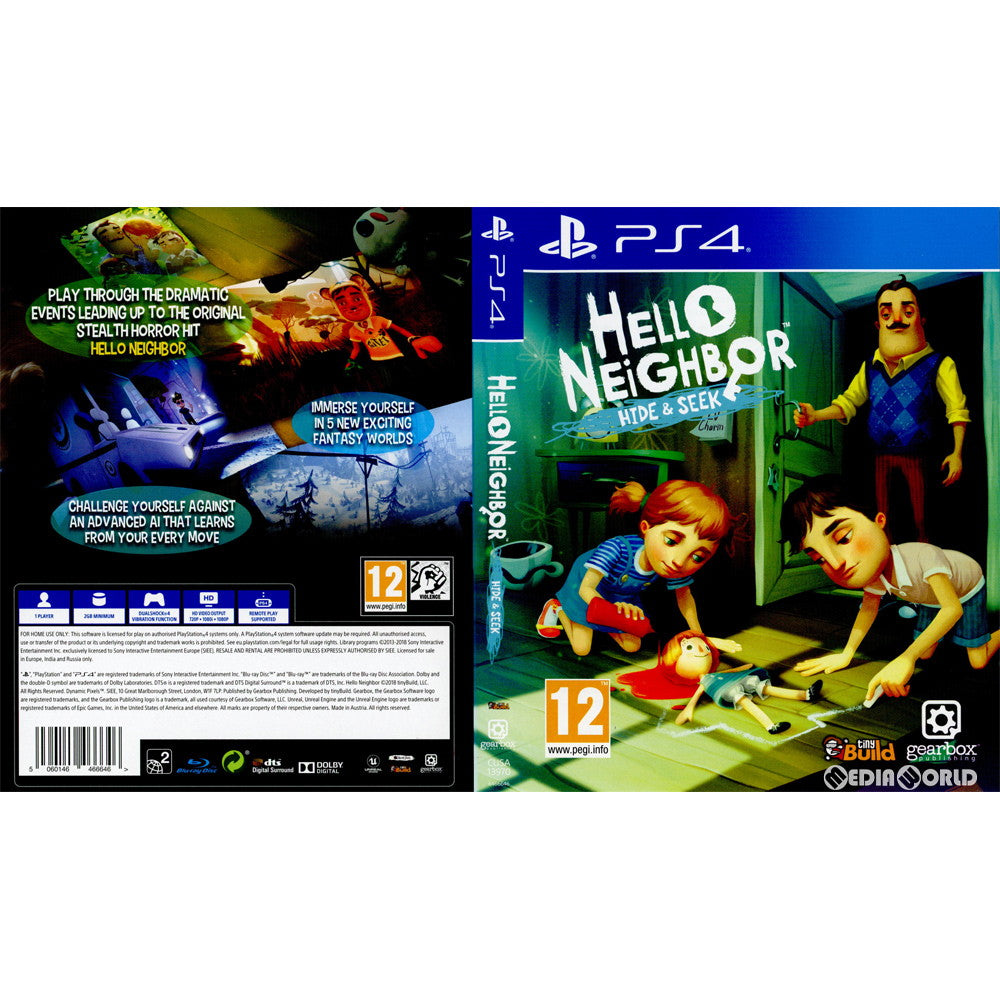 【中古即納】[PS4]Hello Neighbor Hide & Seek(ハローネイバー ハイドアンドシーク)(EU版)(CUSA-13970) tinyBuild (20181207)