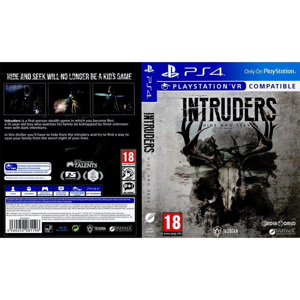 【中古即納】[PS4]Intruders: Hide and Seek(イントゥルーダーズ ハイドアンドシーク)(EU版)(CUSA-09446) Daedalic Entertainment (20190213)