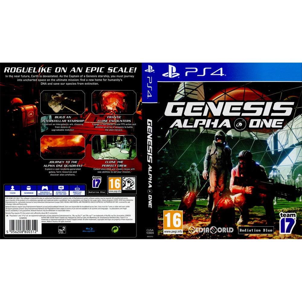 【中古即納】[PS4]Genesis Alpha One(ジェネシスアルファワン)(EU版)(CUSA-10869) Team17 (20190129)