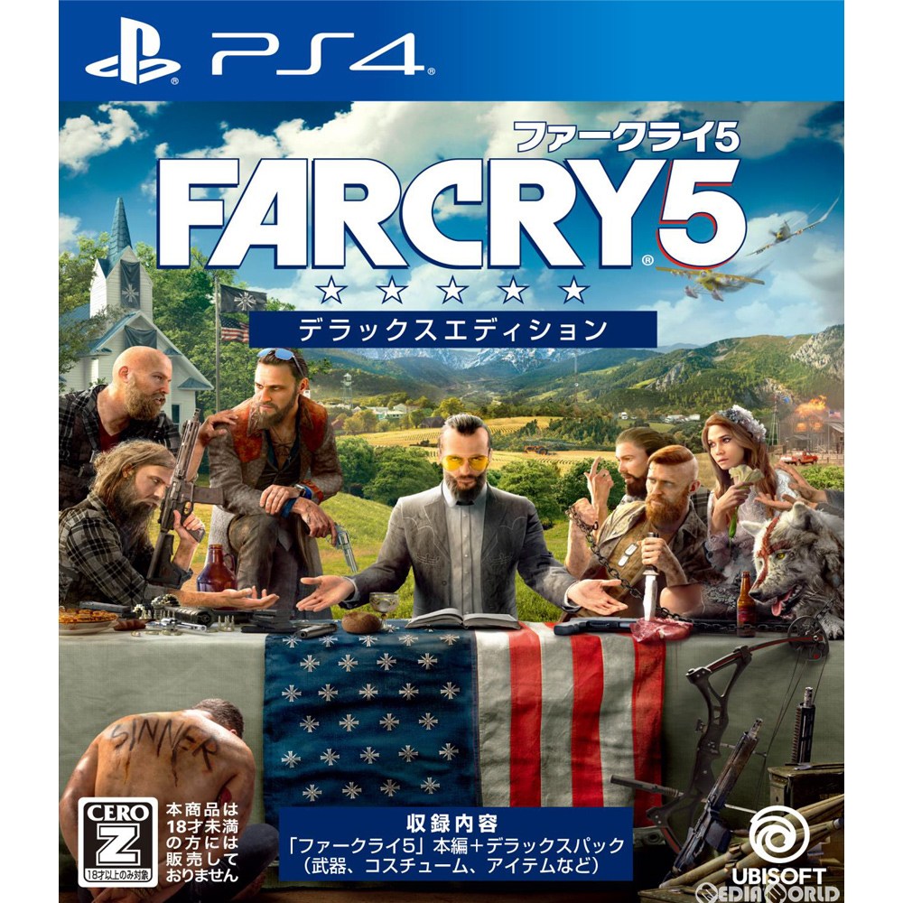 【中古即納】[PS4]ファークライ5(Far Cry 5) デラックスエディション(PLJM-16457) ユービーアイソフト (20190711)