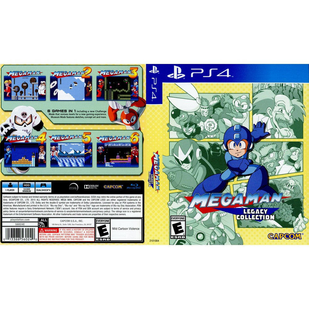 【中古即納】[PS4]Mega Man Legacy Collection(ロックマン クラシックス コレクション)(北米版)(2101004) Capcom (20160223)