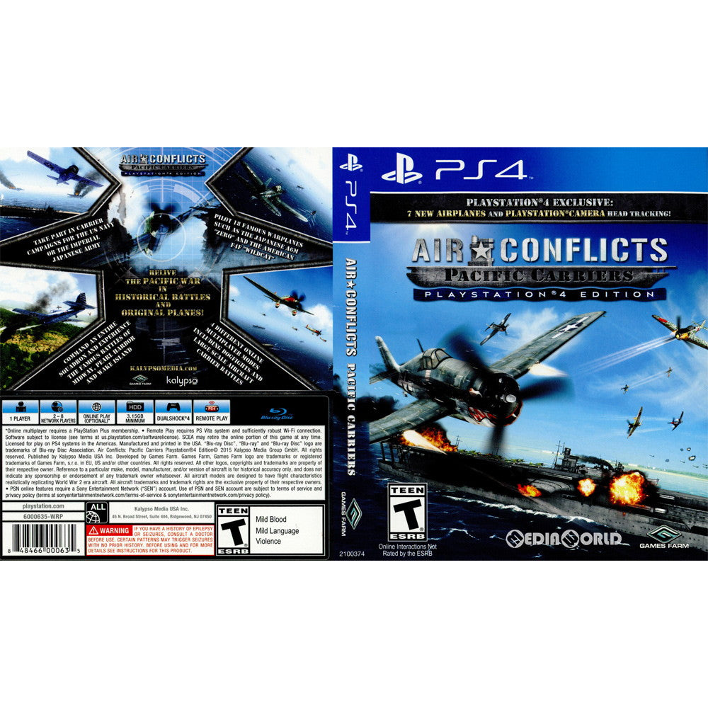 【中古即納】[PS4]Air Conflicts: Pacific Carriers(エアコンフリクト パシフィックキャリアー)(北米版)(2100374) Maximum Games (20151103)