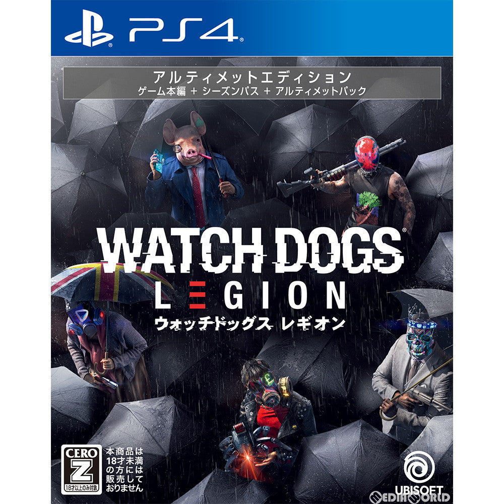 【中古即納】[PS4]ウォッチドッグス レギオン(Watch Dogs: Legion) アルティメットエディション(限定版) ユービーアイソフト (20201029)