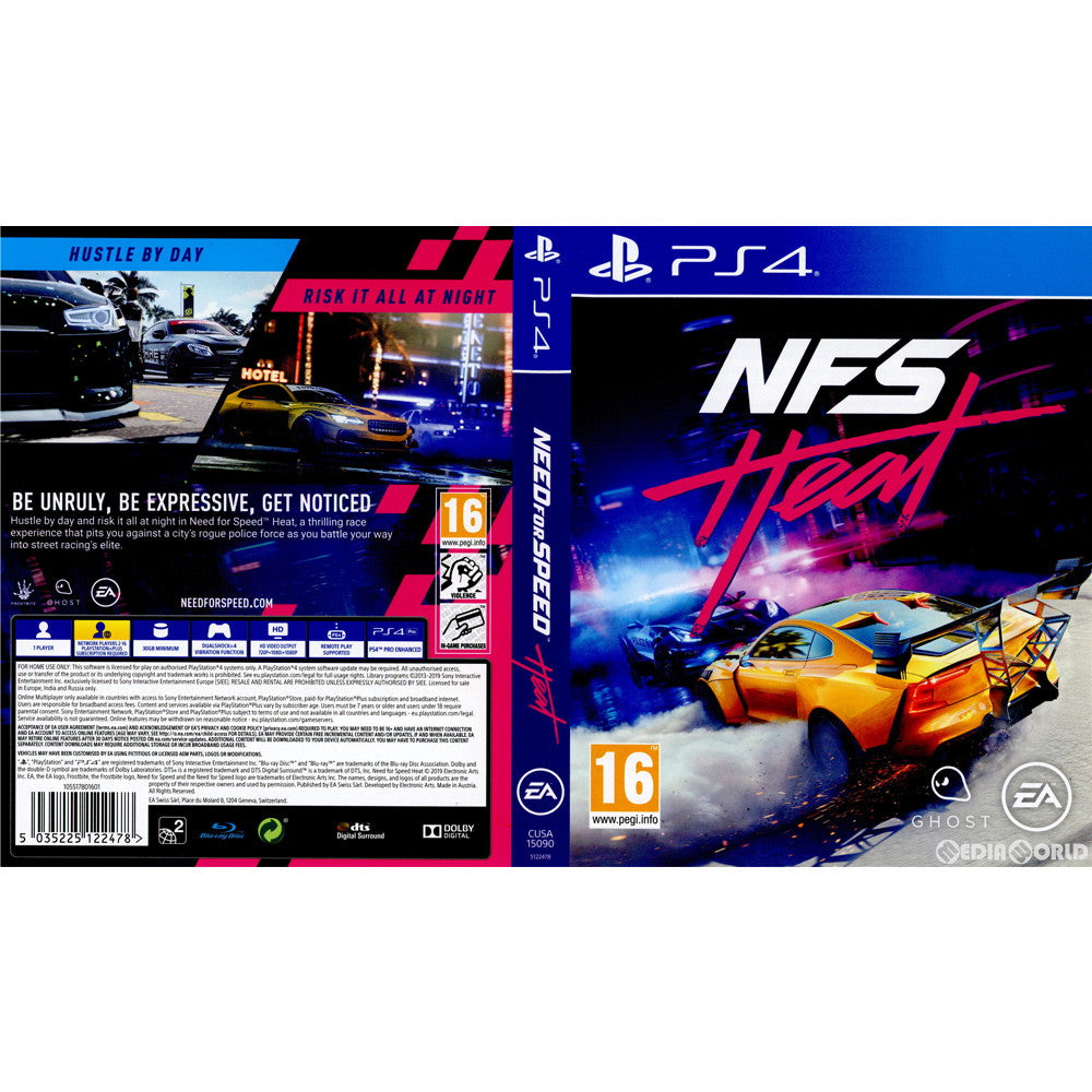 【中古即納】[PS4]Need for Speed Heat(ニード・フォー・スピード ヒート)(CUSA-15090)(EU版) Electronic Arts (20191108)