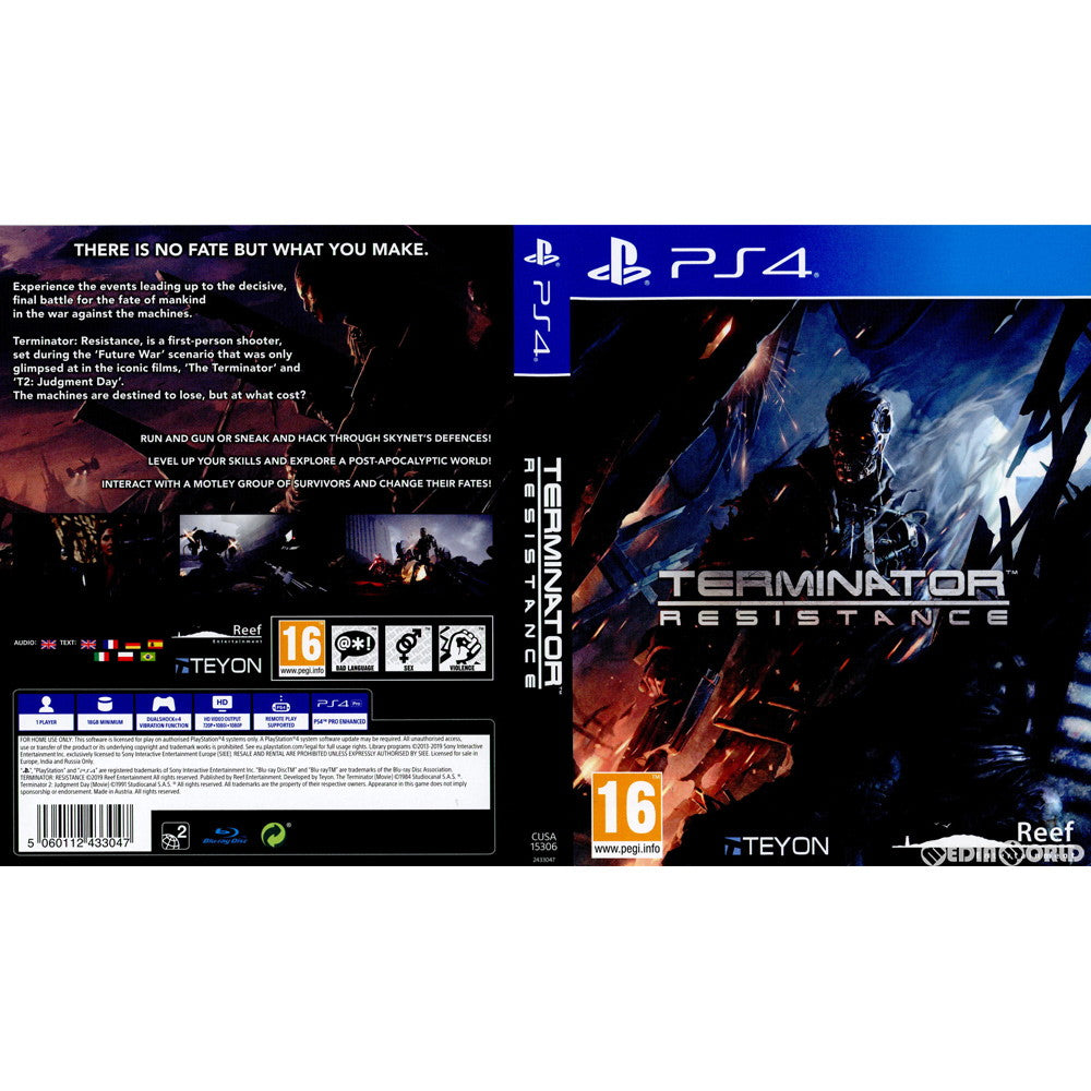 【中古即納】[PS4]Terminator: Resistance(ターミネーター レジスタンス)(CUSA-15306)(EU版) Reef Entertainment (20191115)