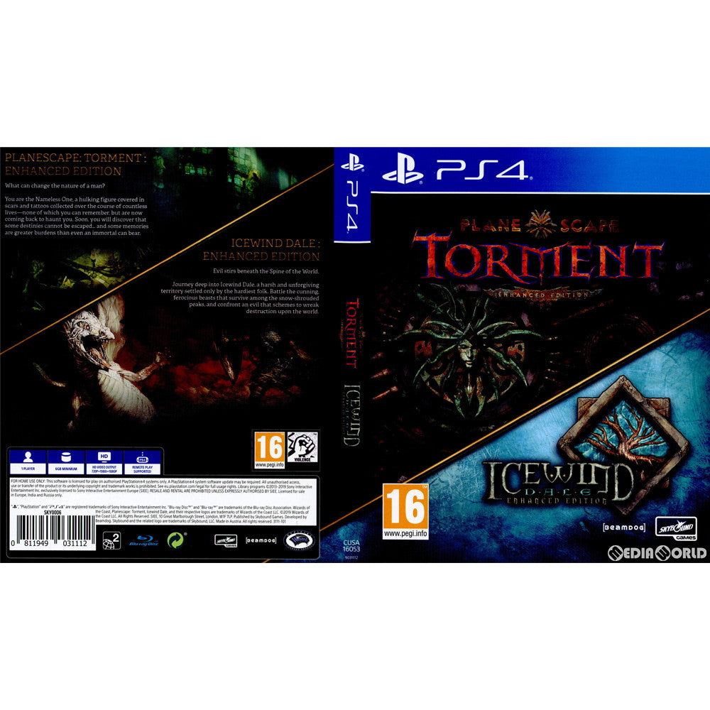【中古即納】[PS4]Planescape: Torment and Icewind Dale:(プレーンスケープ トーメント&アイスウインド デイル) Enhanced Editions(CUSA-16053)(EU版) Beamdog (20191015)