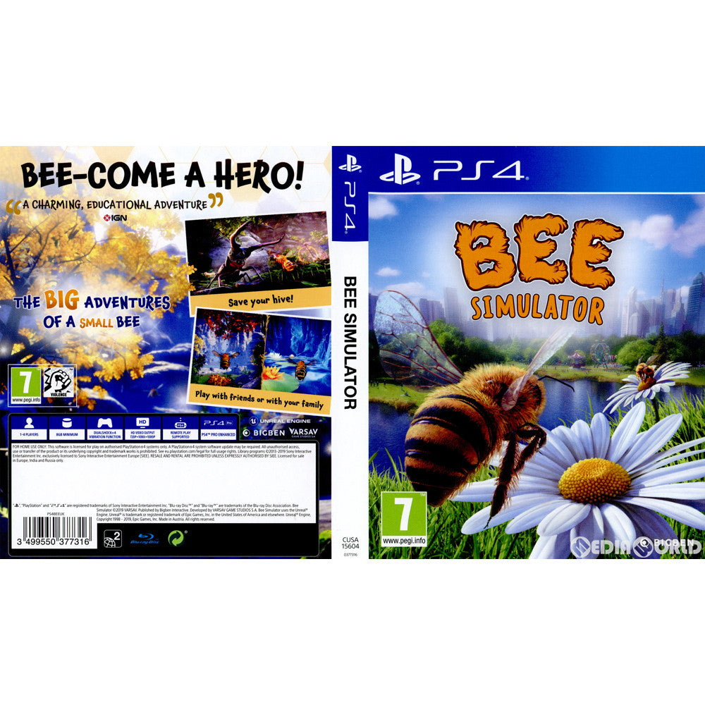 【中古即納】[PS4]Bee Simulator(ビー シミュレーター)(EU版)(CUSA-15604) Bigben Interactive (20191112)