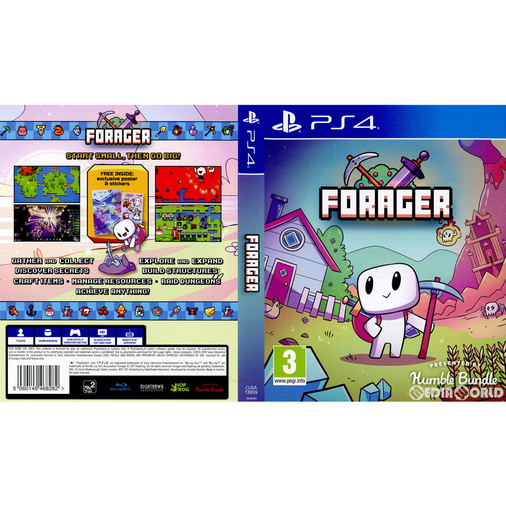 【中古即納】[PS4]Forager(フォレジャー)(EU版)(CUSA-13959) Humble Bundle (20191101)
