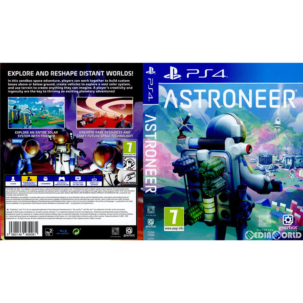 【中古即納】[PS4]ASTRONEER(アストロニーア)(EU版)(CUSA-17393) System Era Softworks (20191115)