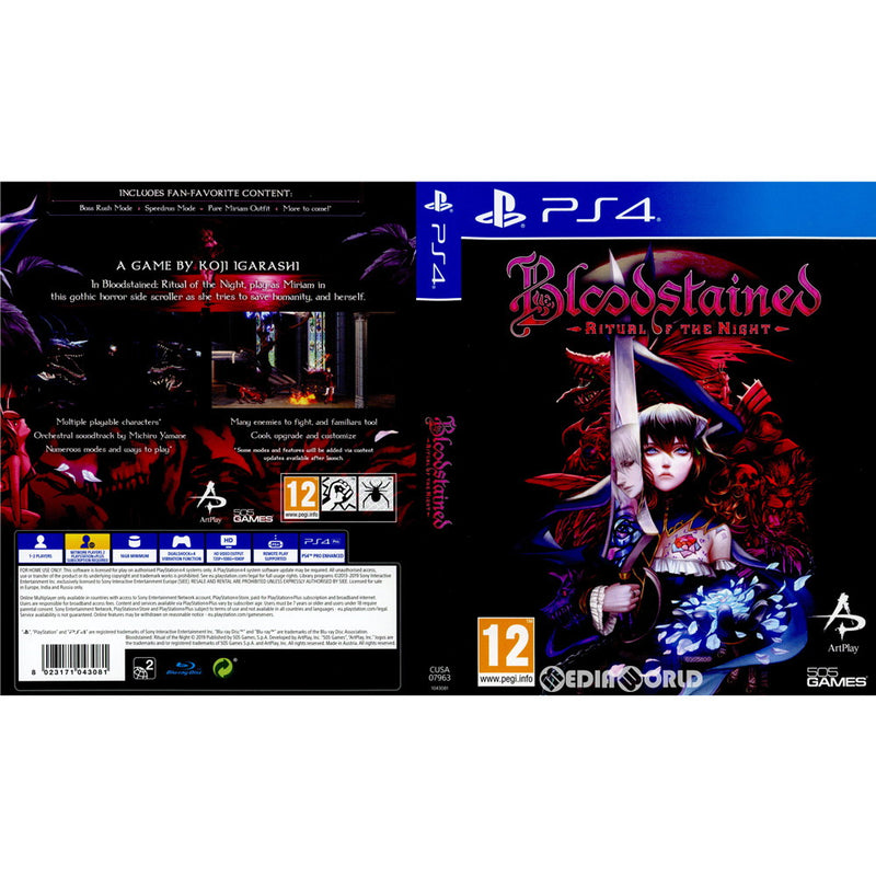 Night(ブラッドステインド:リチュアル・オブ・ザ・ナイト)(EU版)(CUSA-07963)　PS4]Bloodstained:　the　Ritual　of