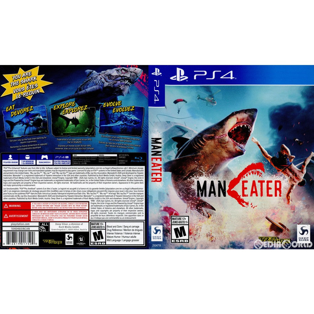 【中古即納】[PS4]Maneater(マンイーター)(北米版)(17500)(20200522)