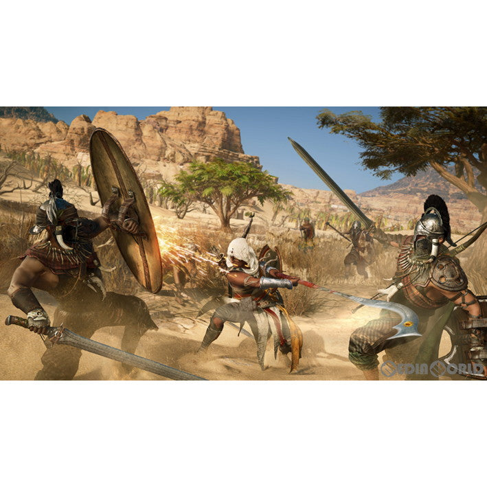 【中古即納】[PS4]アサシン クリード オリジンズ + アサシン クリード オデッセイ ダブルパック(ASSASSIN'S CREED ORIGINS + ASSASSIN'S CREED ODYSSEY DOUBLE PACK) ユービーアイソフト (20200407)