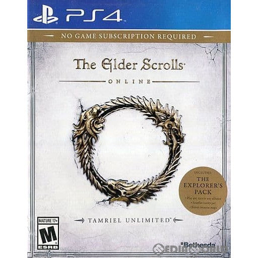 【中古即納】[PS4]THE ELDER SCROLLS ONLINE(エルダー・スクロールズ・オンライン) 北米版(CUSA-00132) Bethesda Softworks (20150609)