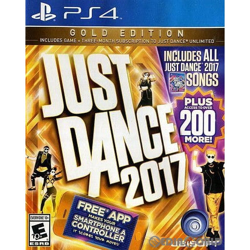 【中古即納】[お得品][表紙説明書なし][PS4]JUST DANCE 2017 GOLD EDITION(ジャストダンス 2017 ゴールドエディション) 北米版(2102031) Ubisoft(ユービーアイソフト) (20161025)
