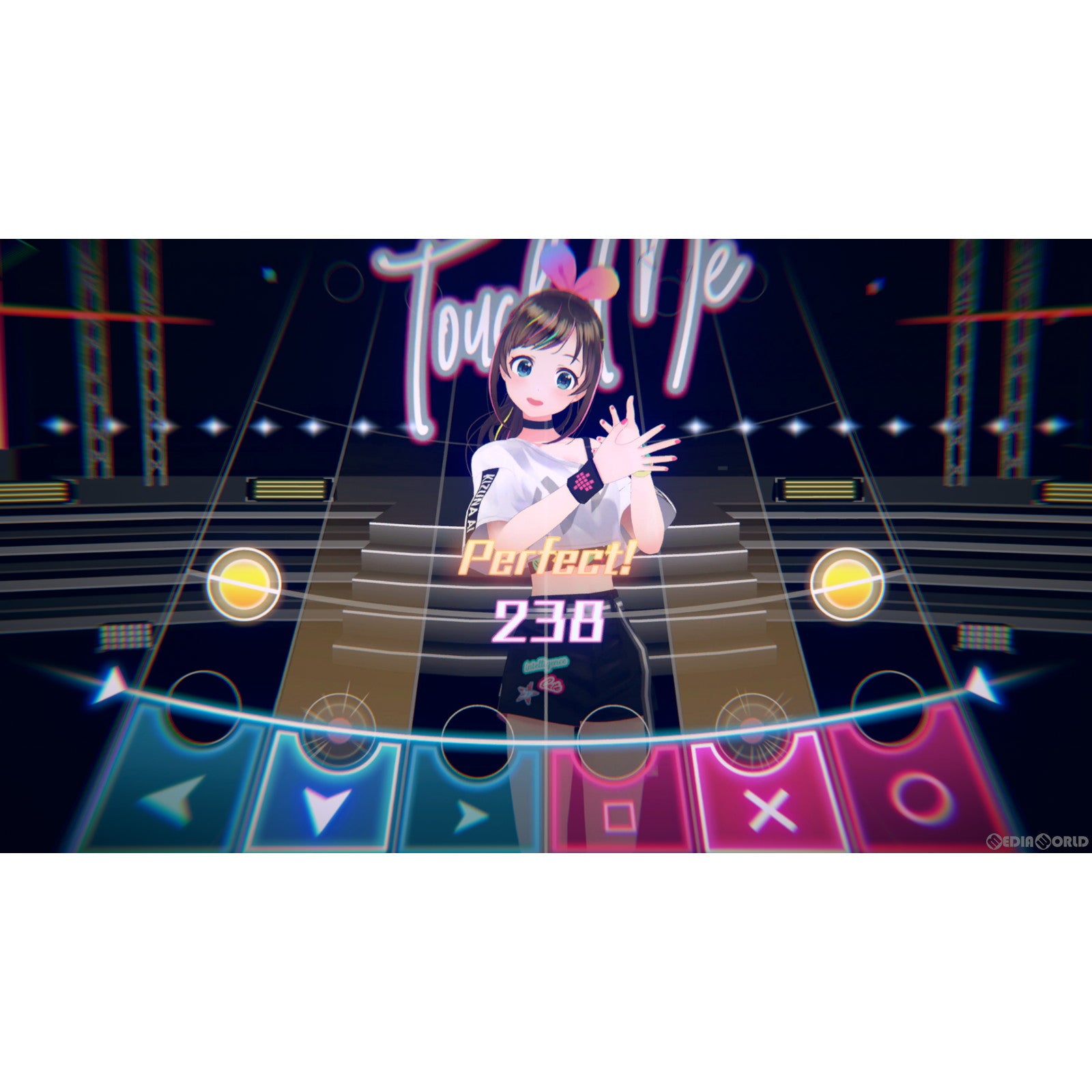 【新品即納】[PS4]Kizuna AI - Touch the Beat!(キズナアイ タッチ・ザ・ビート) 限定版 ジェムドロップ (20230525)