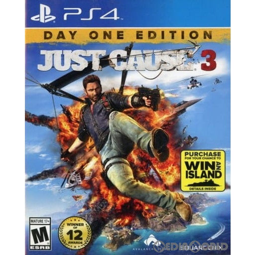【中古即納】[PS4]JUST CAUSE 3(ジャストコーズ3) DAY ONE EDITION 北米版(2100714) スクウェア・エニックス (20151201)