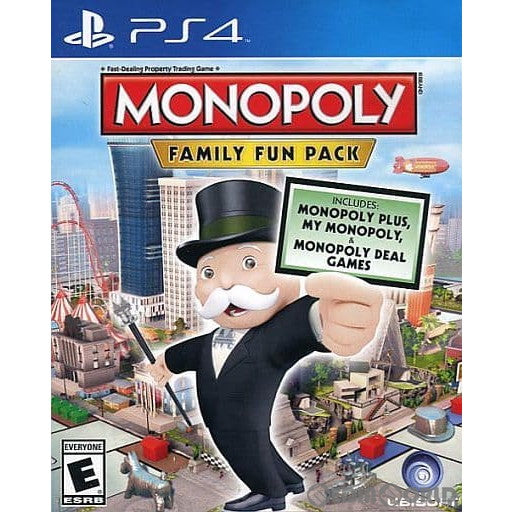 【中古即納】[PS4]MONOPOLY FAMILY FUN PACK(モノポリー ファミリーファンパック) 北米版(CUSA-01317) Ubisoft(ユービーアイソフト) (20220401)