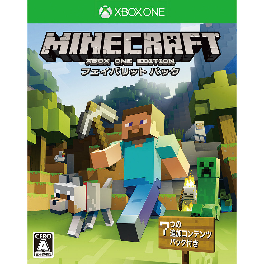 【新品即納】[XboxOne]Minecraft：(マインクラフト) Xbox One Edition フェイバリット パック 日本マイクロソフト (20160616)