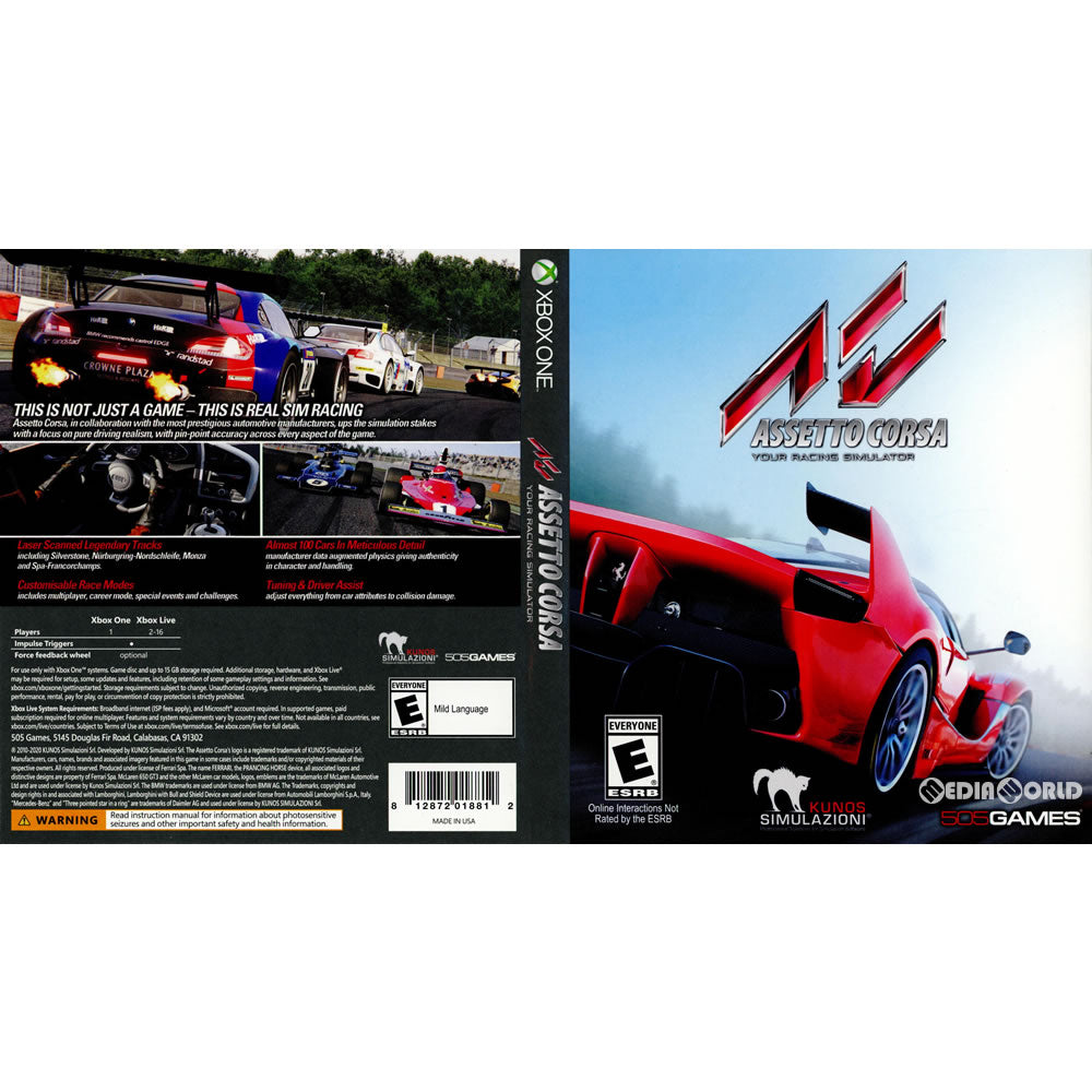 【中古即納】[XboxOne]Assetto Corsa(アセットコルサ)(北米版) 505 Games (20160830)