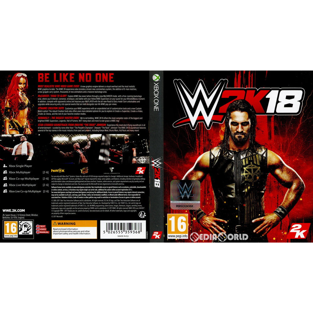 【中古即納】[XboxOne]WWE 2K18(EU版)(5359368) 2K Games (20171017)