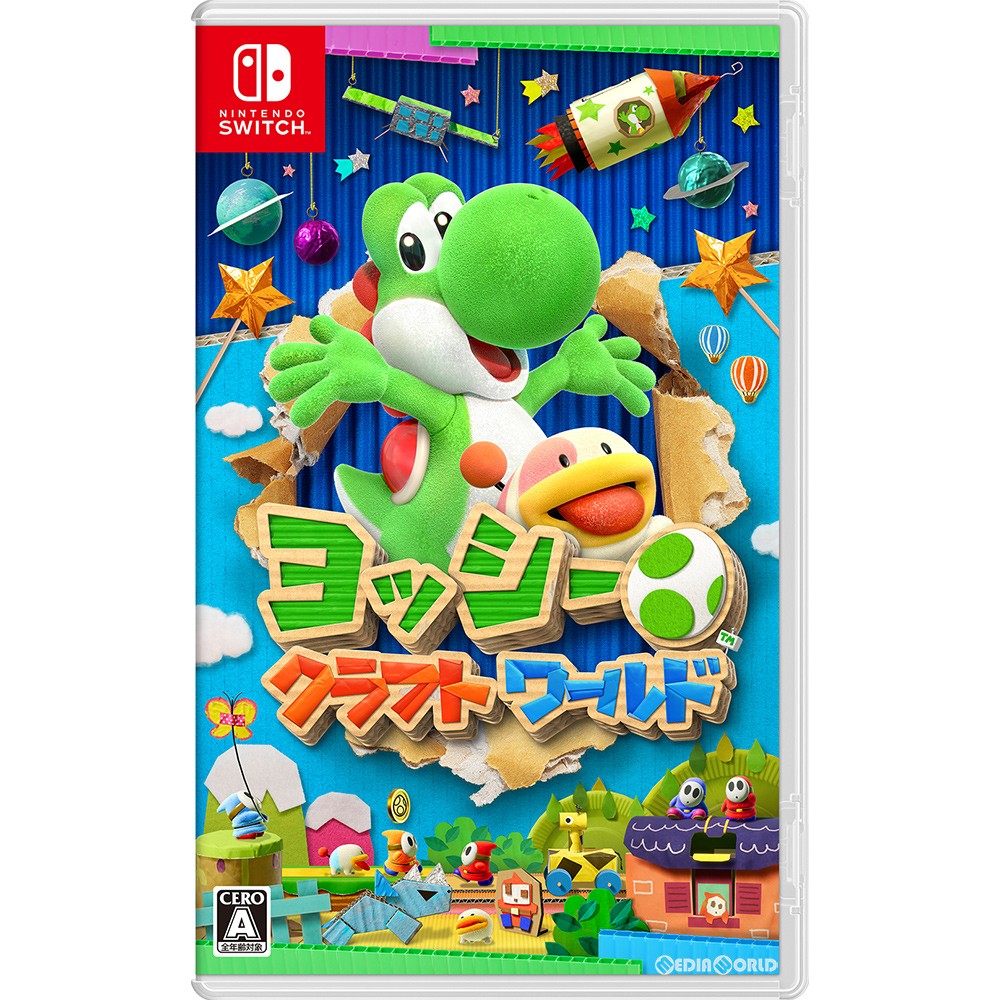 【中古即納】[表紙説明書なし][Switch]ヨッシークラフトワールド(Yoshi's Crafted World) 任天堂 (20190329)