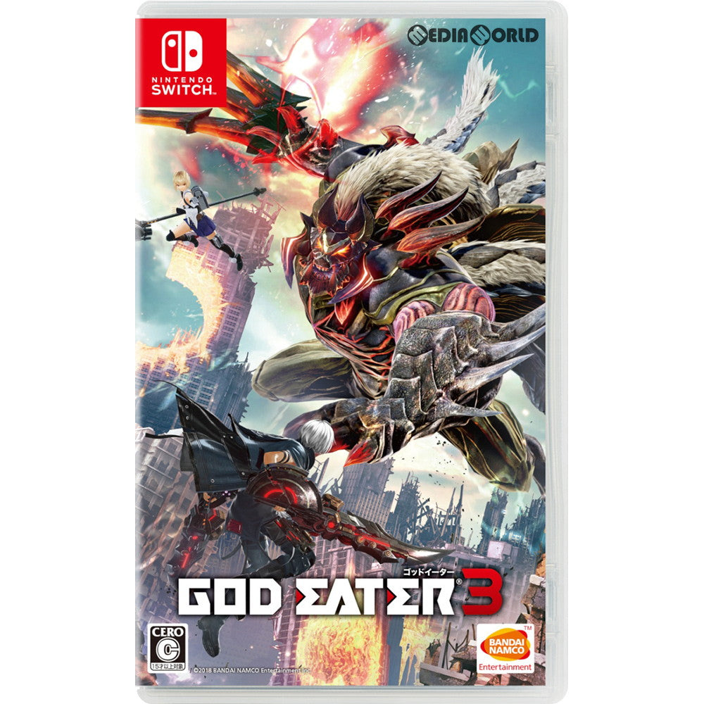 【中古即納】[表紙説明書なし][Switch]GOD EATER 3(ゴッドイーター3) バンダイナムコエンターテインメント (20190711)