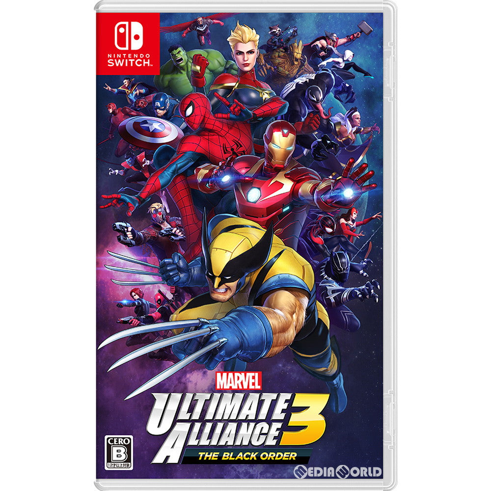 【新品】【お取り寄せ】[Switch]MARVEL ULTIMATE ALLIANCE 3: The Black Order(マーベル・アルティメット・アライアンス3 ザ・ブラック・オーダー) 任天堂 (20190719)