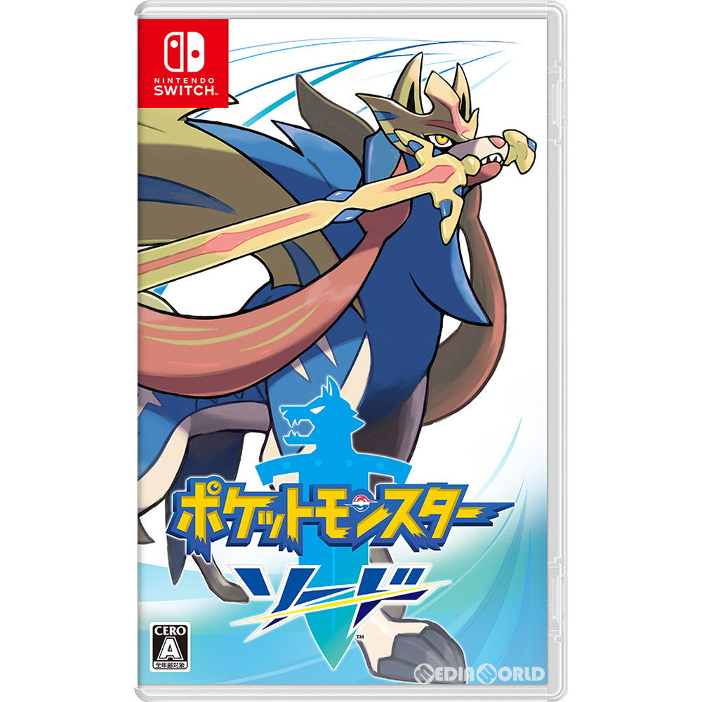 【中古即納】[表紙説明書なし][Switch]ポケットモンスター ソード (ポケモン 剣) 任天堂 (20191115)