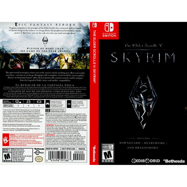 Switch]The Elder Scrolls V: Skyrim Special Edition(エルダー