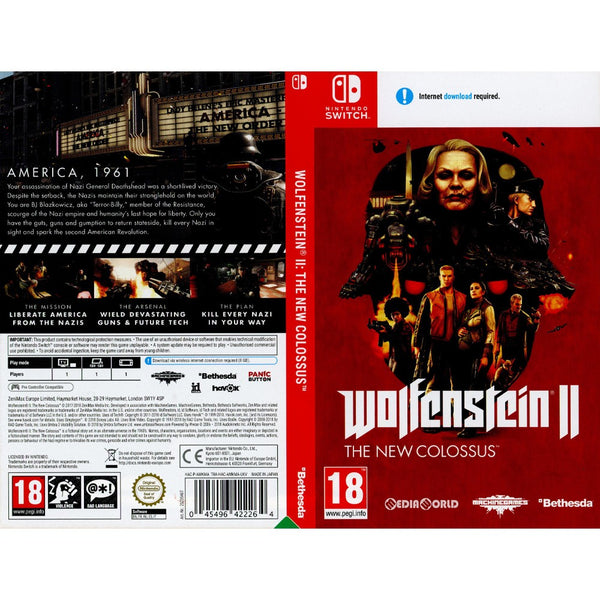 [Switch]Wolfenstein II: The New Colossus(ウルフェンシュタイン 2 