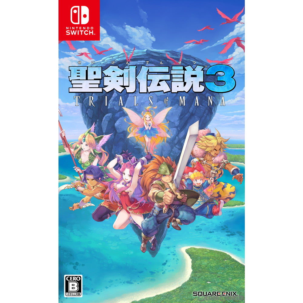 【中古即納】[表紙説明書なし][Switch]聖剣伝説3 トライアルズ オブ マナ(TRIALS of MANA) スクウェア・エニックス (20200424)