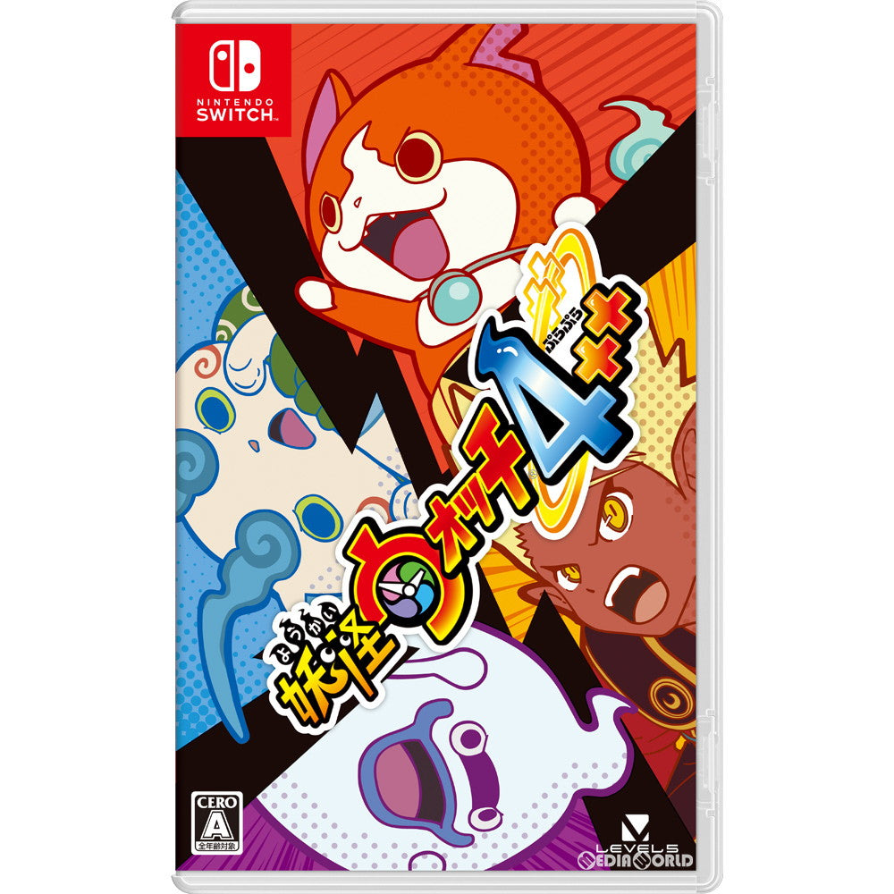 【中古即納】[お得品][表紙説明書なし][Switch]妖怪ウォッチ4++(ぷらぷら) レベルファイブ (20191205)