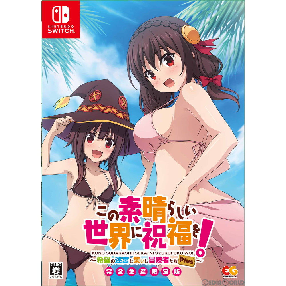 【中古即納】[お得品][表紙説明書なし][Switch]この素晴らしい世界に祝福を!～希望の迷宮と集いし冒険者たち～Plus 完全生産限定版 エンターグラム (20200827)