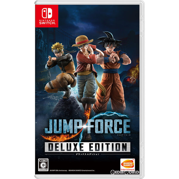 『美品』ジャンプフォース JUMP FORCE DELUXE EDITION 中古即納】[お得品][表紙説明書なし][Switch]JUMP FORCE